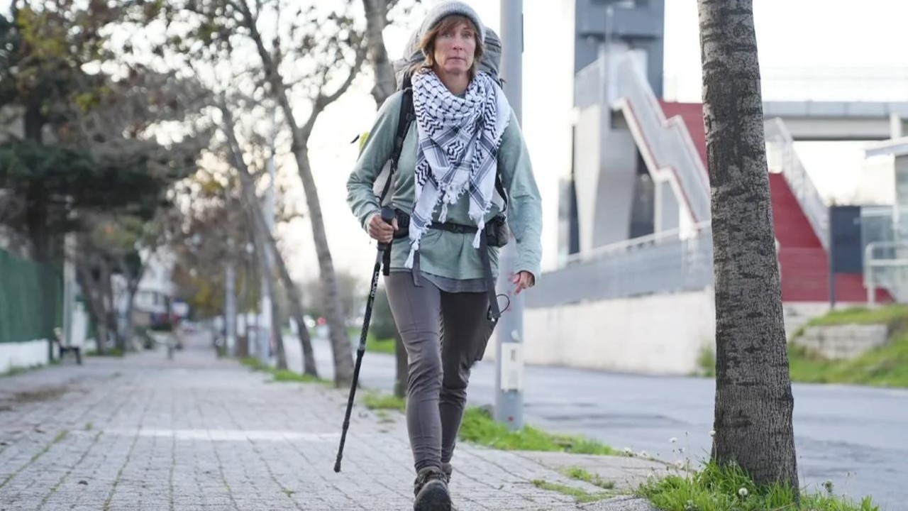 British activist walks from UK to Istanbul to raise funds for Palestinians