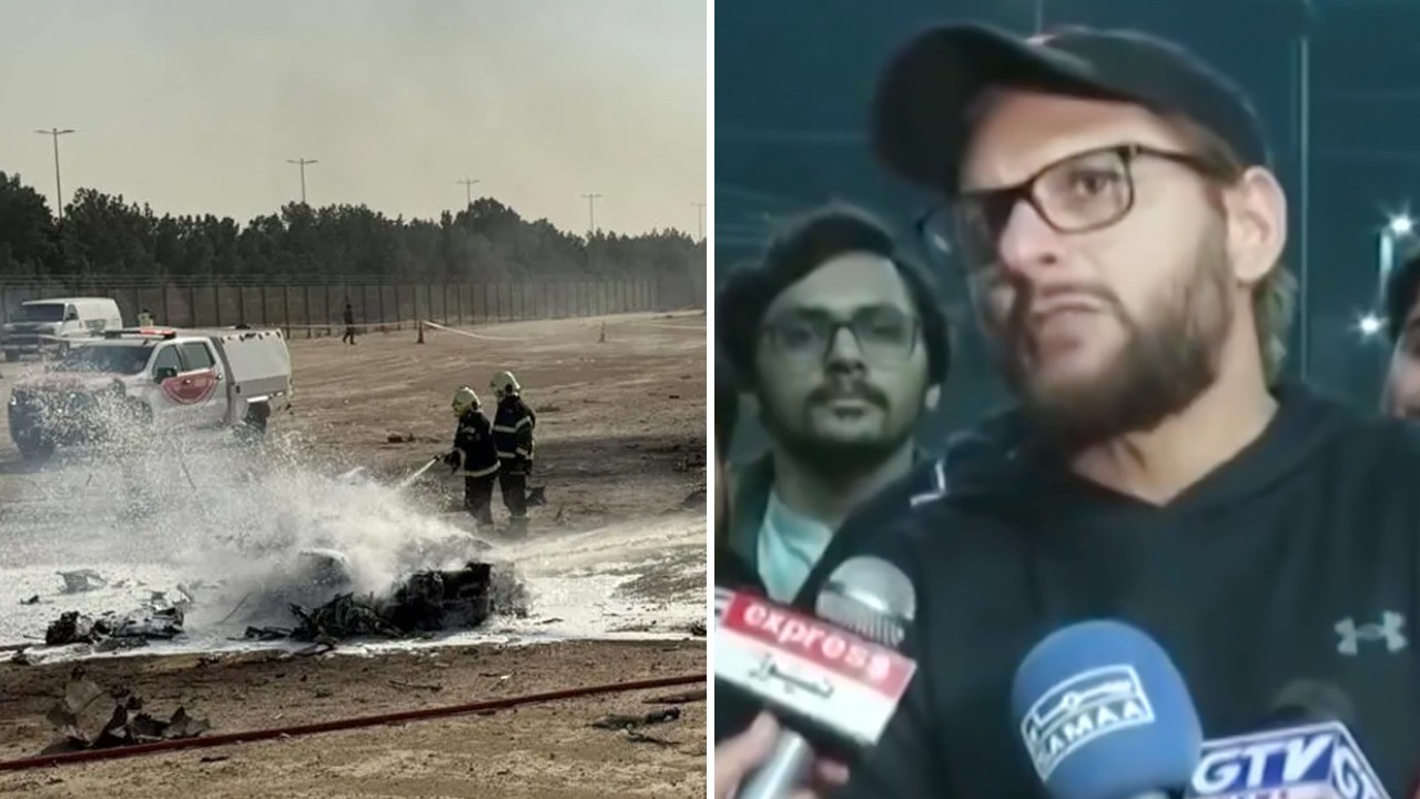 Shahid Afridi urges empathy after Indian fighter jet crash