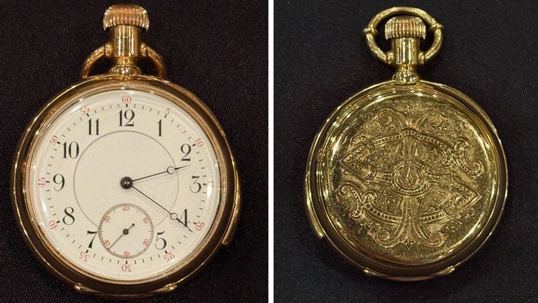Watch of Titanic couple fetches record £1.78m at auction