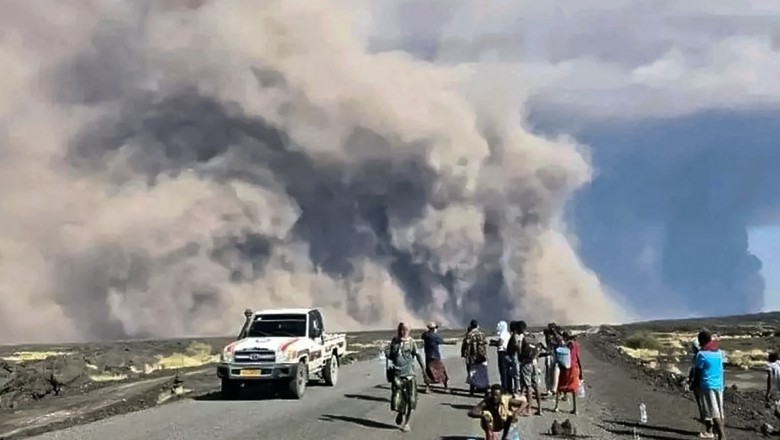 Ethiopia’s rare volcano eruption sends ash cloud toward Pakistan, aviation alert issued