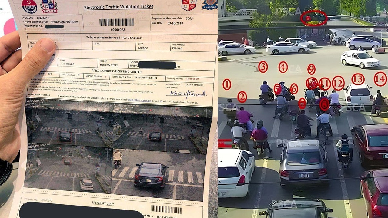 Karachi traffic police issue over Rs 710 million in e-challans in one month