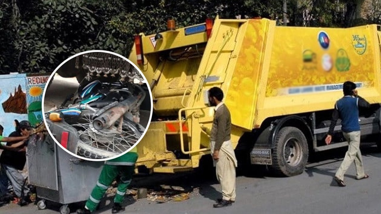 Speeding truck of SSWMB crushes motorcyclist to death in Karachi