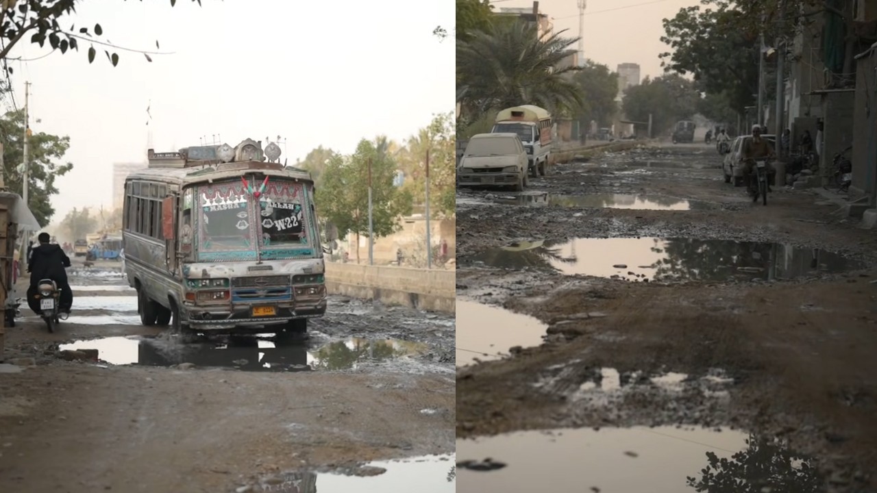 Dilapidated roads, open sewers: Residents of New Karachi Sector 3 seek authorities' attention