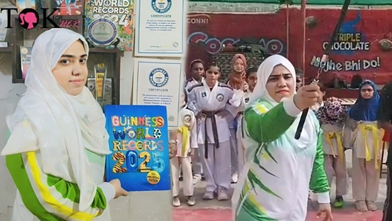 Karachi's Saba Rashid sets new Guinness World Record in martial arts