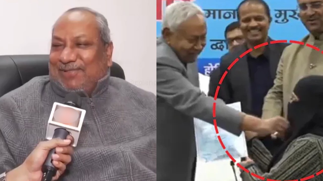 "What if he touched elsewhere?": Indian minister defends Bihar CM's Hijab act