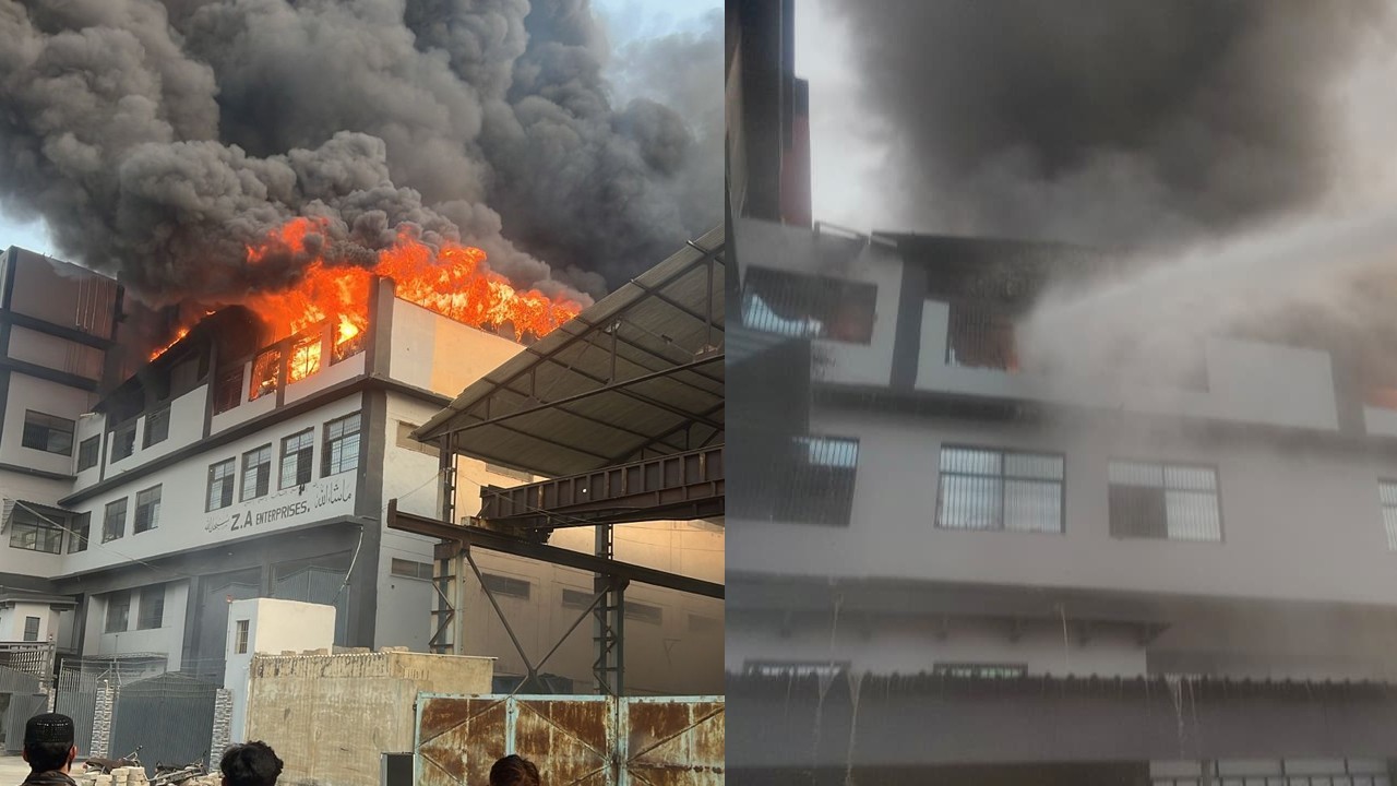 Fire breaks out at clothing factory in Karachi’s Landhi EPZ