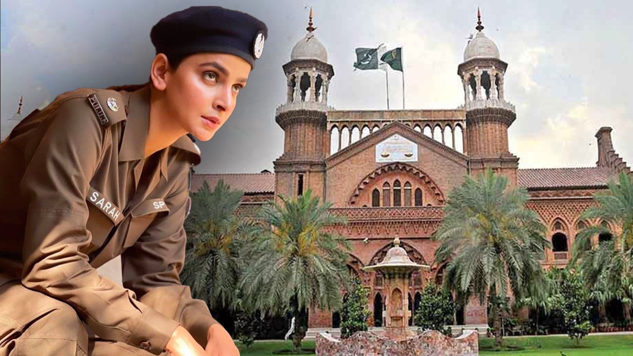LHC moved for action against Saba Qamar over wearing police uniform
