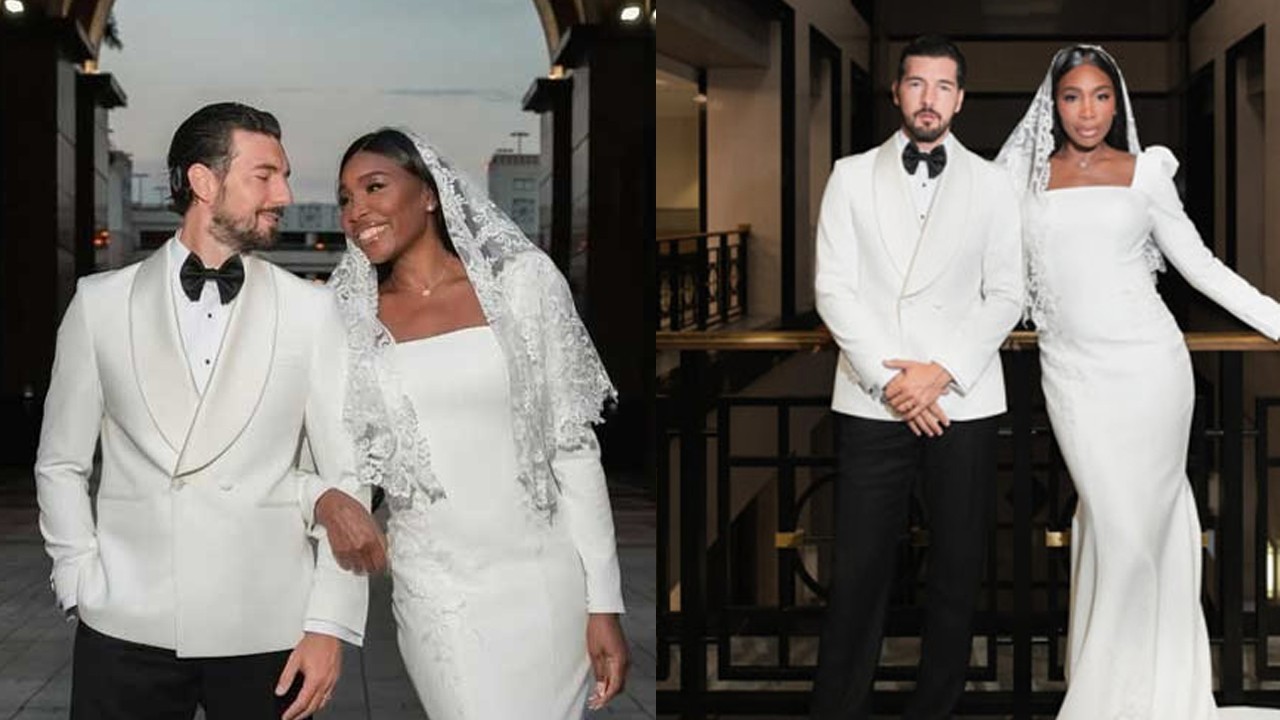 Tennis star Venus Williams marries Italian actor Andrea Preti in Florida