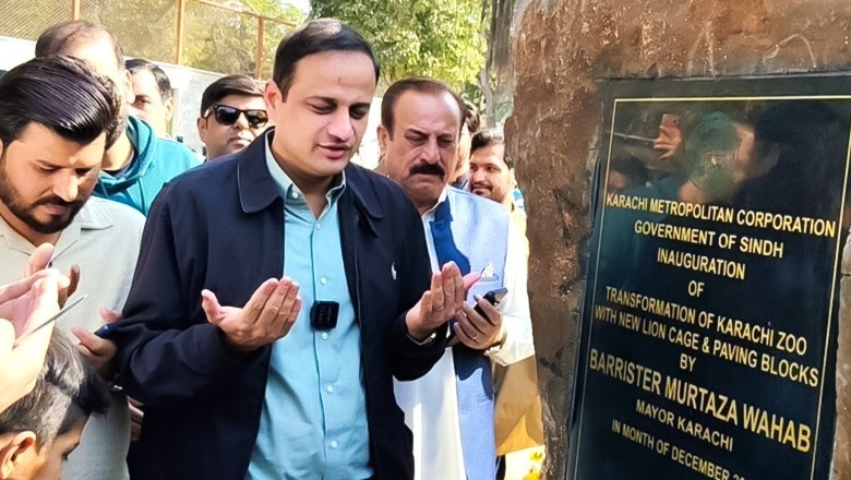 Mayor opens upgraded recreational spots at Karachi Zoo