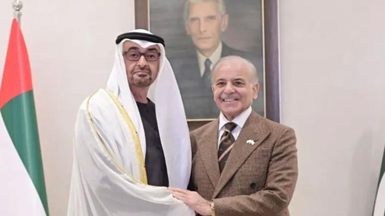 Prime Minister Shehbaz Sharif meets UAE president in Rahim Yar Khan