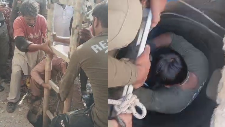 Five family members rescued after falling into open drain in Karachi’s Korangi