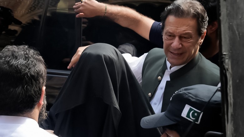 Imran Khan, Bushra Bibi meet in Adiala jail for 45 minutes