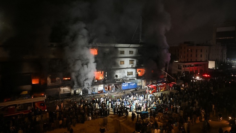 Gul Plaza fire controlled after 36 hours, death toll rises to 14