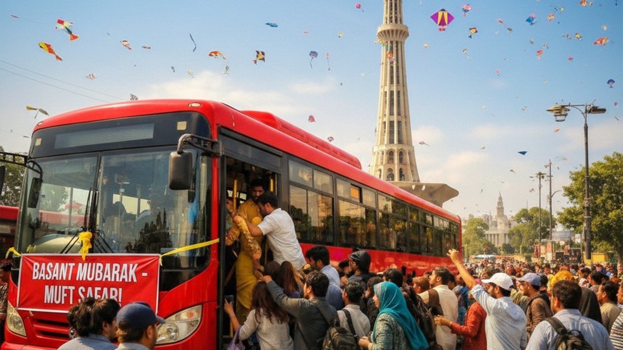 Punjab govt announces free public transport during Basant celebrations