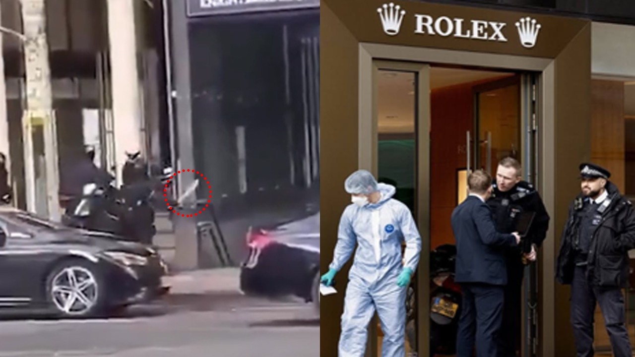Rolex store looted in London by armed robbers