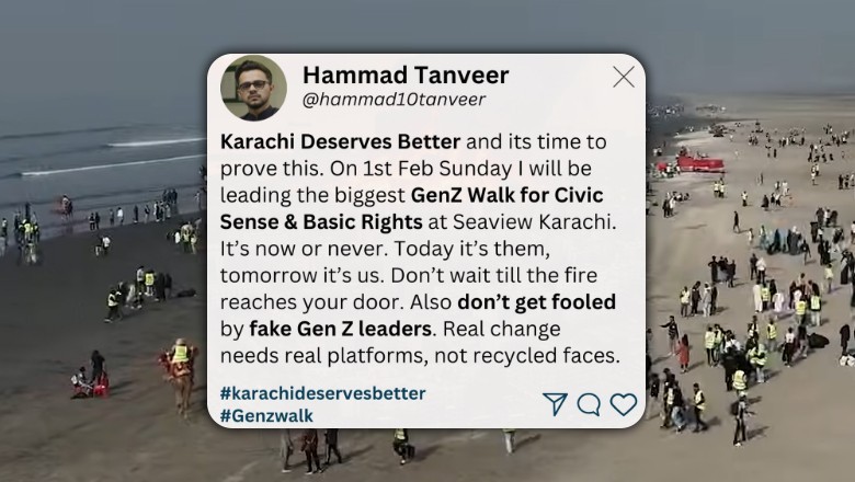 Karachi's Genz protest called after devastating Gul Plaza fire