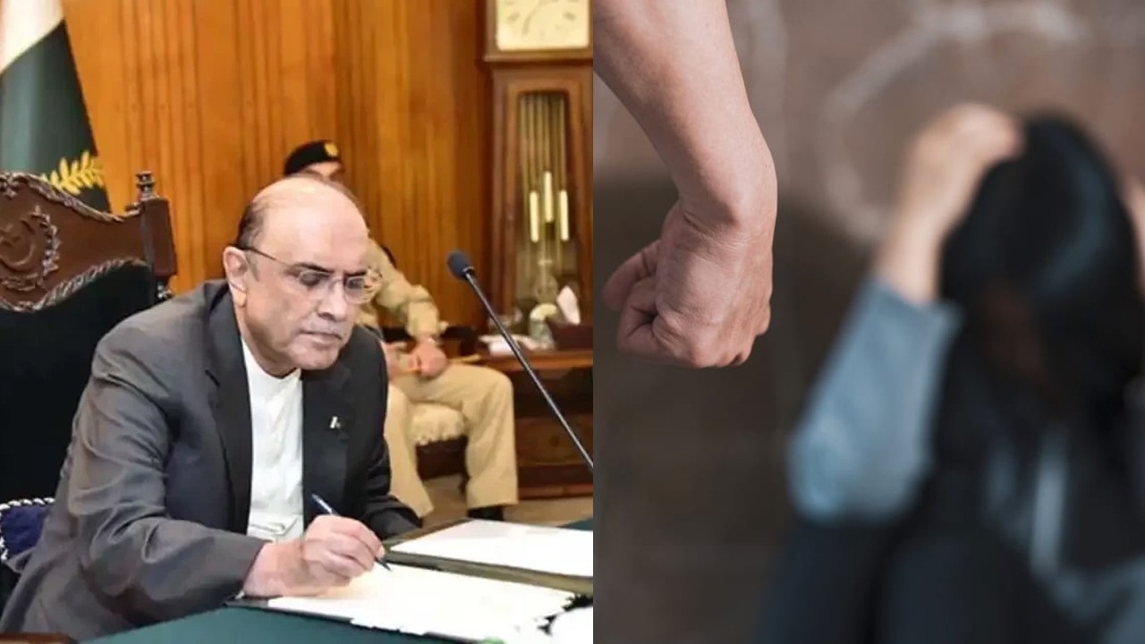President Zardari signs domestic violence law, introduces tough penalties for abuse