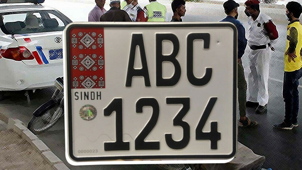 Karachi: License plate used by an unknown person, citizen receives Rs 50,000 fine