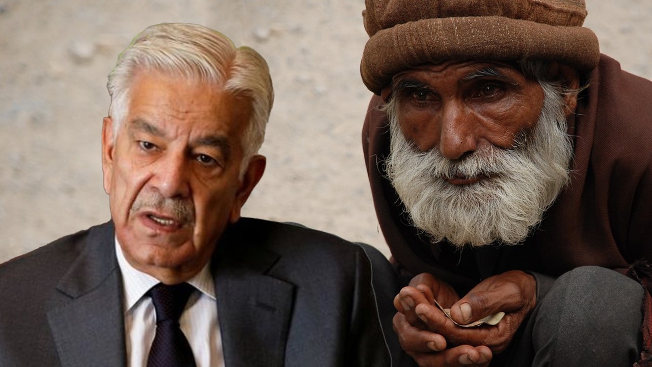 Begging has become an organised industry in Pakistan, says Khawaja Asif