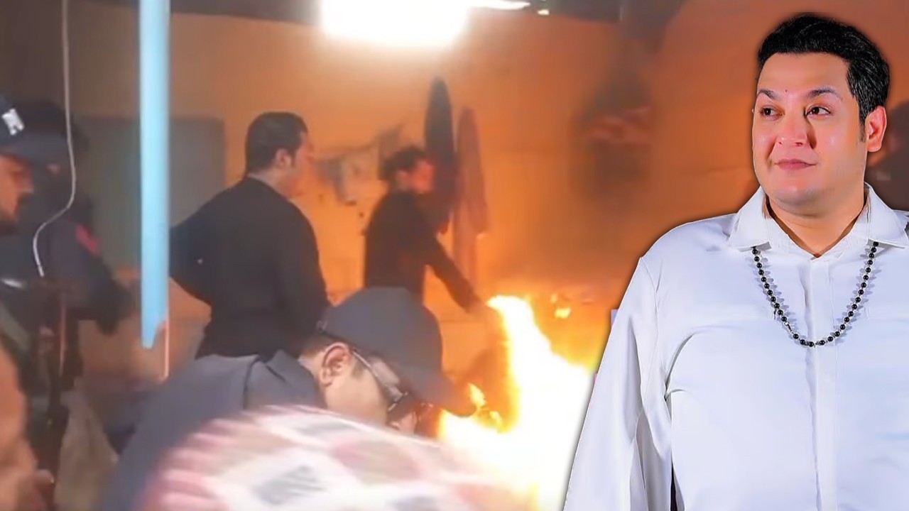 Petrol bomb attack on AC Hazim Bangwar’s team during anti-encroachment operation in Karachi