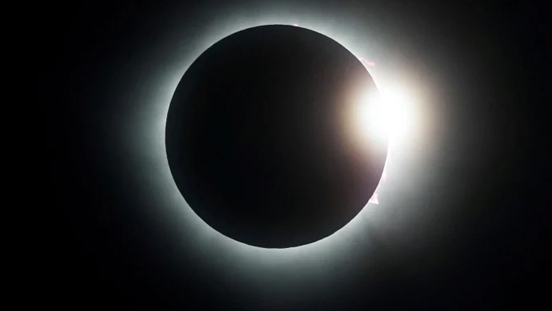 The first solar eclipse of 2026 to happen today