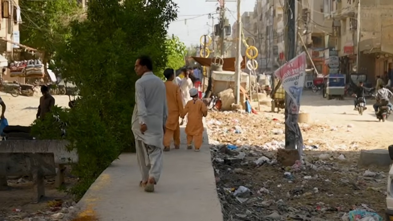 Residents of Korangi's Allah Wala Town decry neglect amid crumbling roads, civic issues