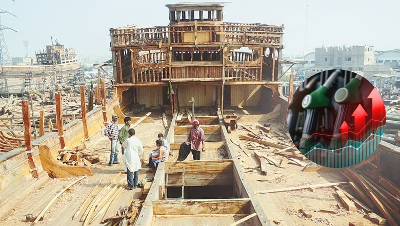 Soaring fuel costs push up boat-making cost in Karachi’s coastal areas