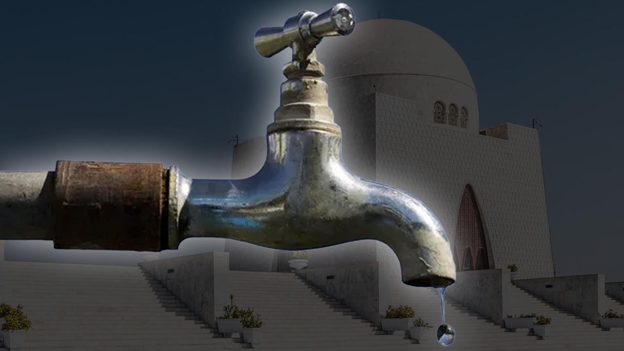 Karachi's residents left parched as water supply drops to a trickle