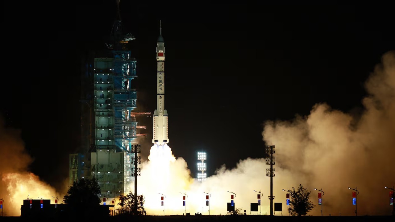 China launches Shenzhou spacecraft carrying 3 astronauts