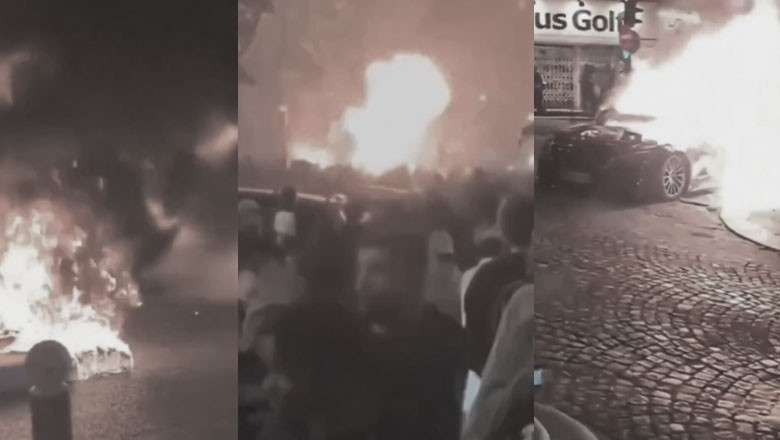 Over 400 detained as PSG victory celebrations turn violent in Paris