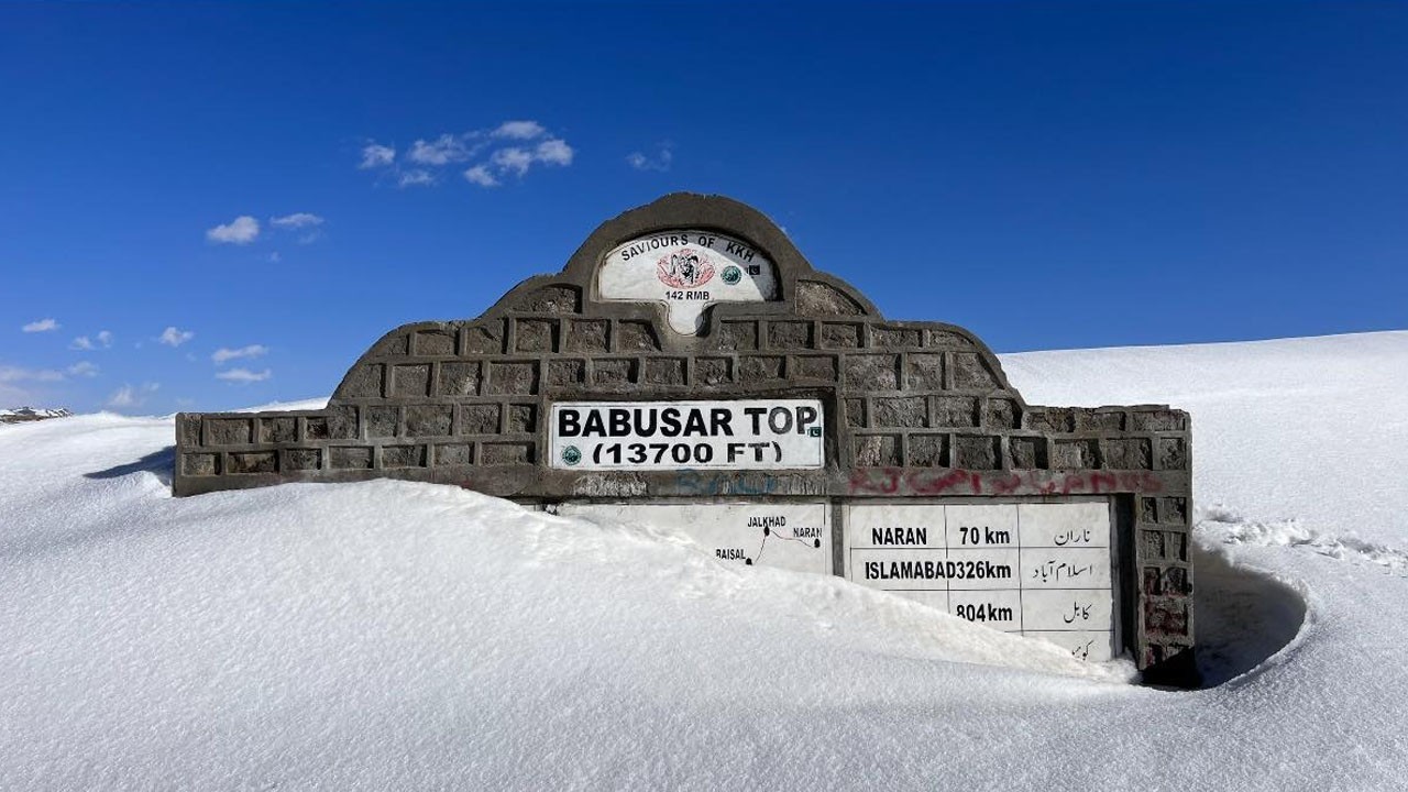 Babusar Top road closed until June 6 for complete snow clearance