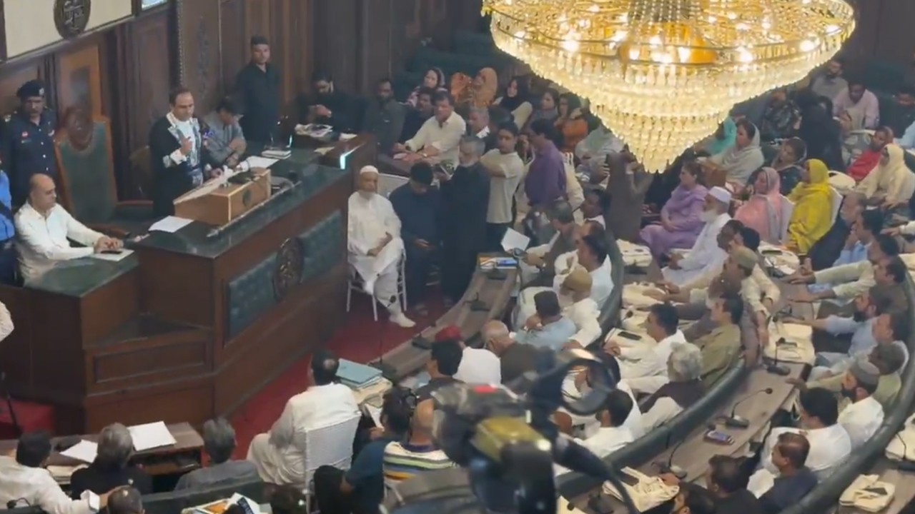 Karachi mayor presents over Rs60 billion budget amid strong opposition protest