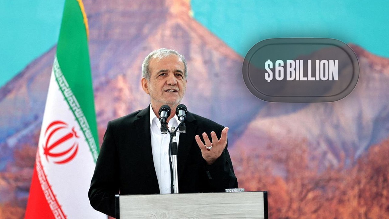 Iranian president says $6 billion in frozen assets could soon be released from Qatar
