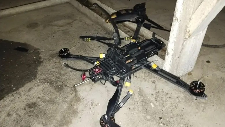 Quadcopter crashes on house rooftop in Islamabad
