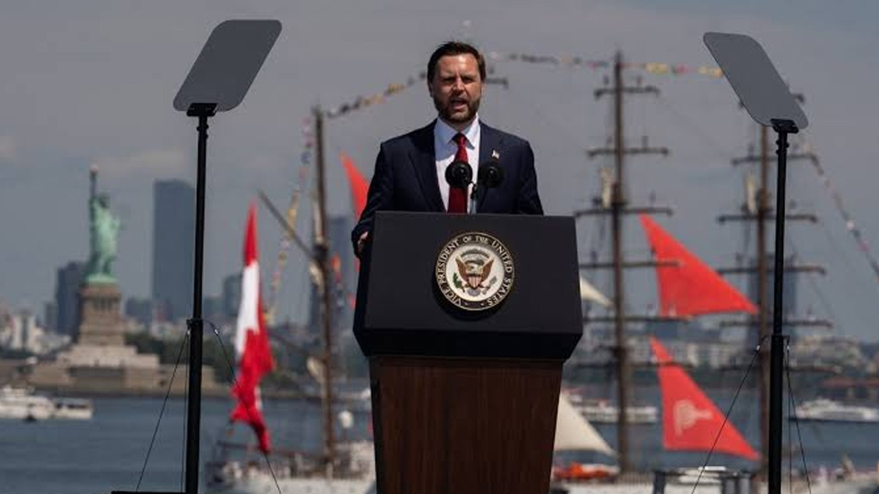 Vance blasts US critics on America's 250th birthday