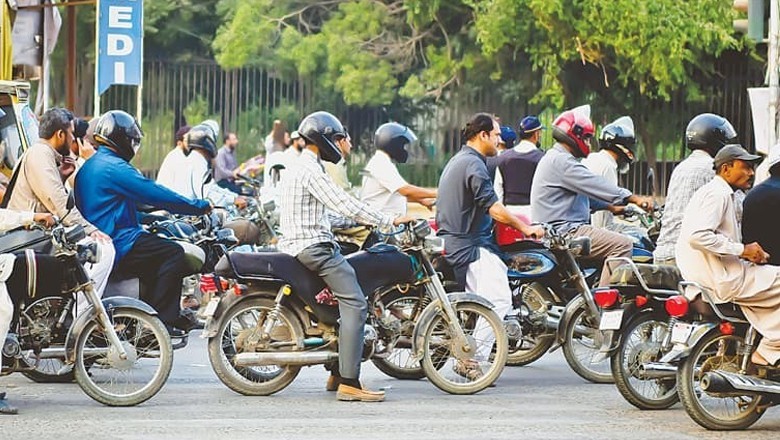 Number of motorcycles in Karachi has reached 4.6 million due to lack of public transport: AIG
