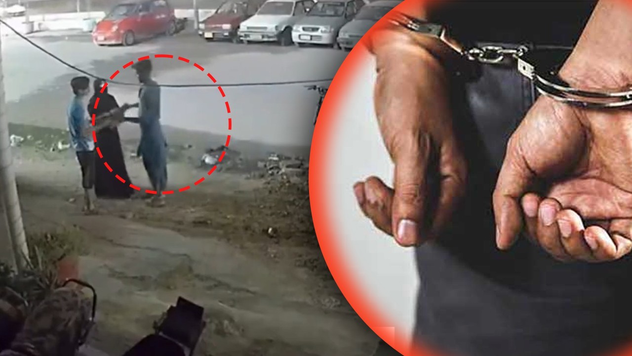 Man who robbed mother, son arrested in injured condition in Karachi