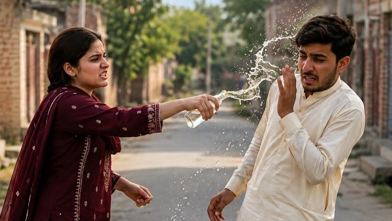 Woman allegedly throws acid on man after he refuses marriage in Peshawar