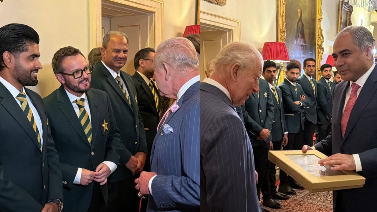 King Charles III welcomes Pakistan cricket team at Buckingham Palace