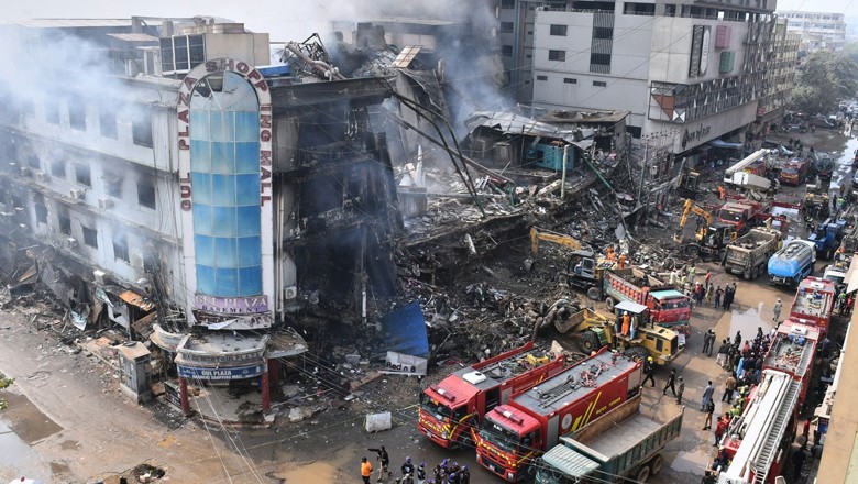 Police submit Gul Plaza fire case charge sheet to court, 87 witnesses included