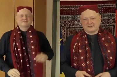 جرمن قونصل جنرل بھی سندھی ثقافت میں رنگ گئے، ویڈیو