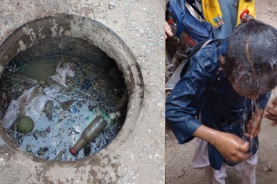 کراچی کے کھلے گٹر میں ایک اور بچی کے گرنے کا واقعہ