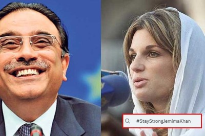 آصف زرداری کا جمائما پر الزام، پی ٹی آئی کارکنوں اور ہمدردوں نے ہنگامہ برپا کردیا