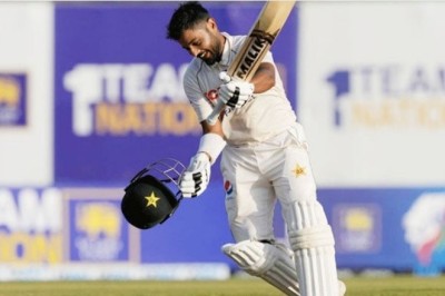سعود شکیل ٹیسٹ کرکٹ کا منفرد ریکارڈ بنانے میں کامیاب