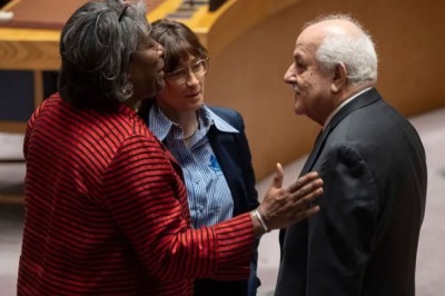 اقوام متحدہ کے اجلاس میں غزہ سے متعلق قرار داد منظور