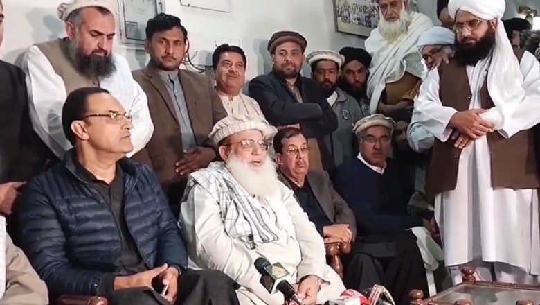 نور عالم خان کا خاندان اور دوستوں کے ہمراہ جے یو آئی میں شمولیت کا اعلان