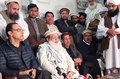 نور عالم خان کا خاندان اور دوستوں کے ہمراہ جے یو آئی میں شمولیت کا اعلان