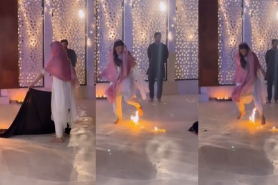 عائزہ خان شوٹنگ کے دوران بڑے حادثے سے بال بال بچ گیئں، ویڈیو