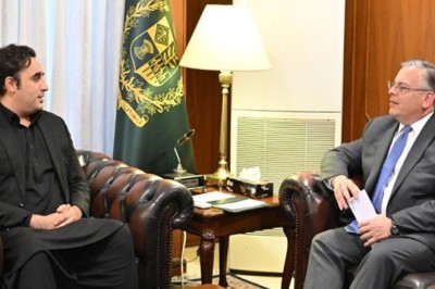 منصفانہ انتخابات کے معاملے پر بلاول کی امریکی سفیر ڈونلڈ بلوم سے ملاقات