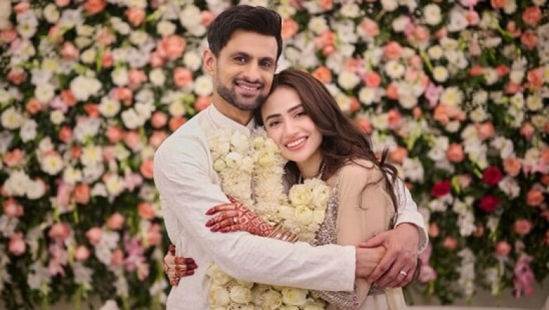 مجھے آپ پر فخر ہے، ثنا جاوید کا شعیب ملک کیلیے پیغام